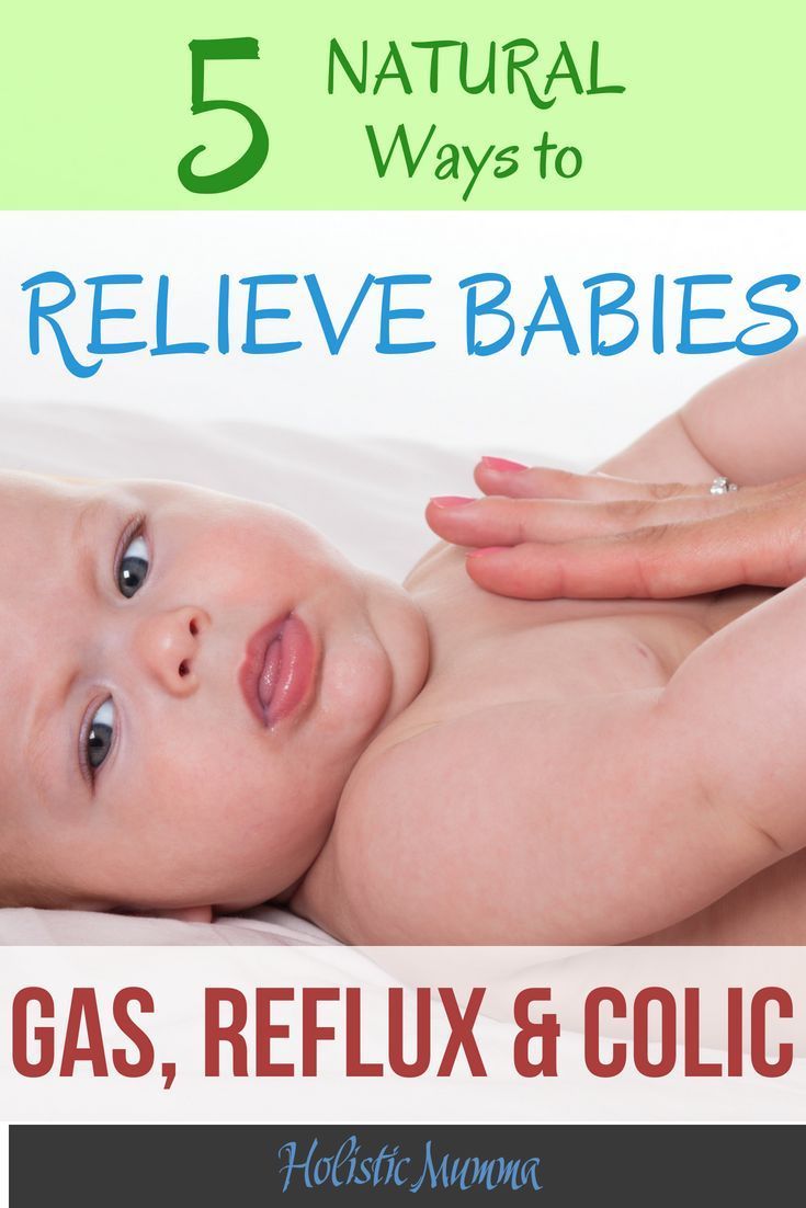 5 Natural Ways to Relieve Babies Gas, Reflux &  Colic ...