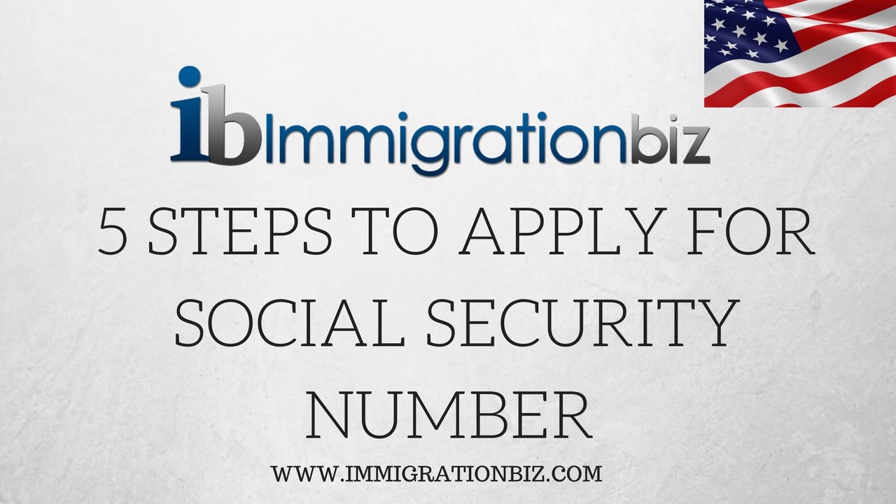 5 steps to apply for Social Security Number SSN ï¸?