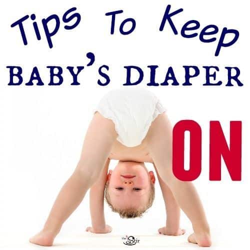 5 Tips to Stop Babies From Taking Off Diapers