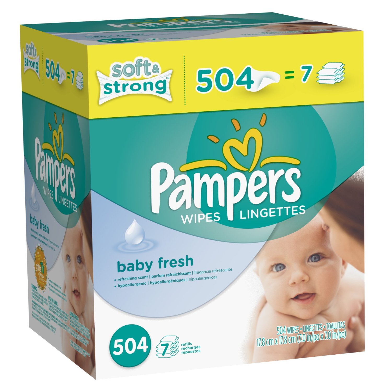 504 Pampers Baby Fresh Wipes $11.21 Shipped! Only 2 Cents Per Wipe ...