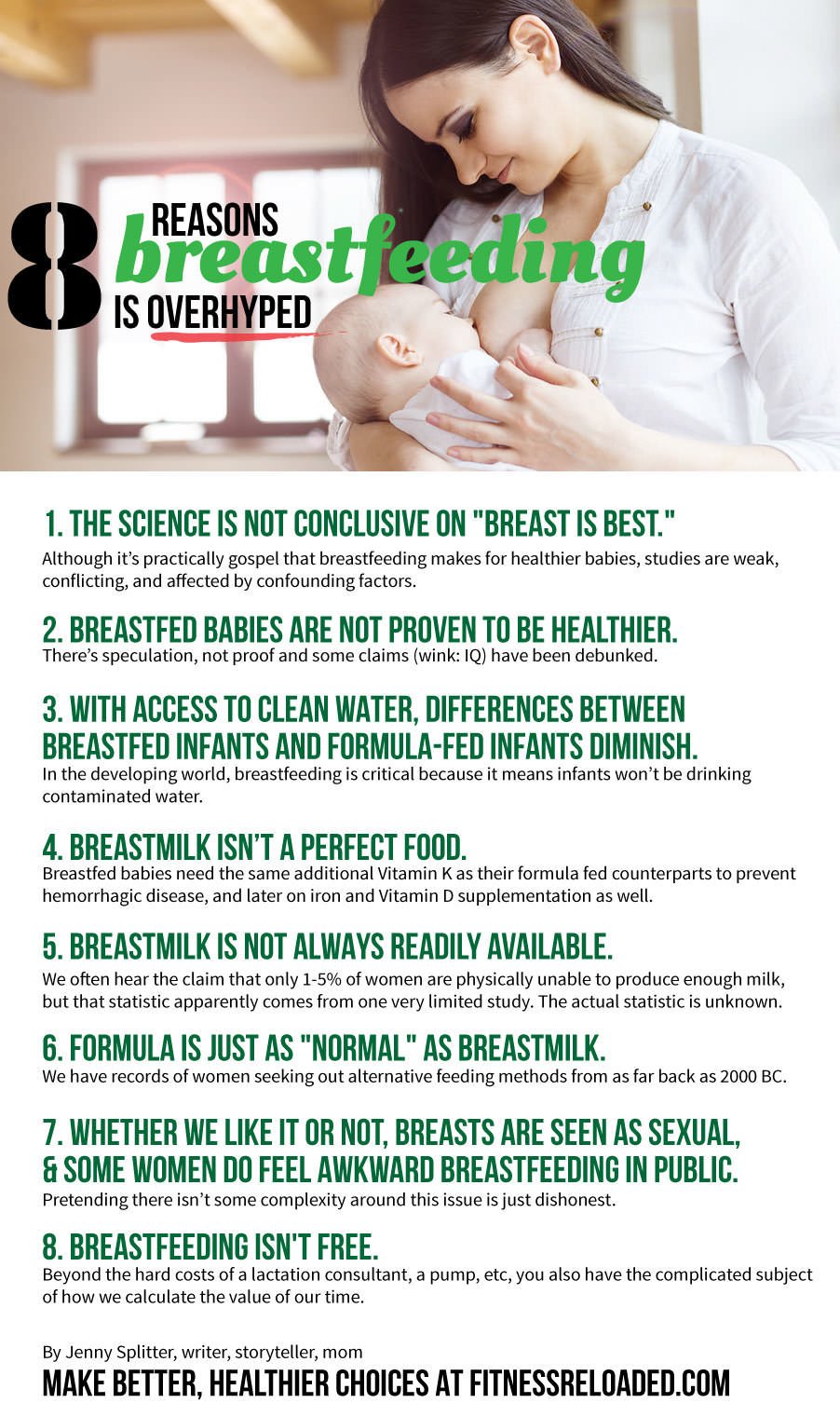 8 Reasons Why Breastfeeding is Overhyped.