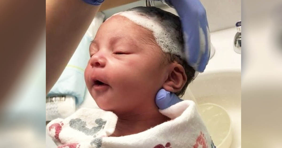 Adorable Video Of a Newborn Getting a Hair Wash Will Make ...