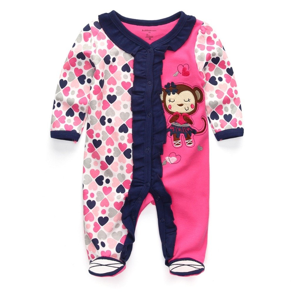Aliexpress.com : Buy Baby Girls Rompers Clothing Cotton ...