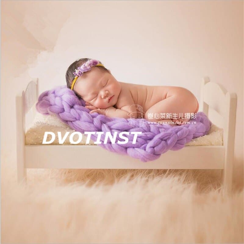 Aliexpress.com : Buy Dvotinst Newborn Baby Photography Props Wooden Bed ...