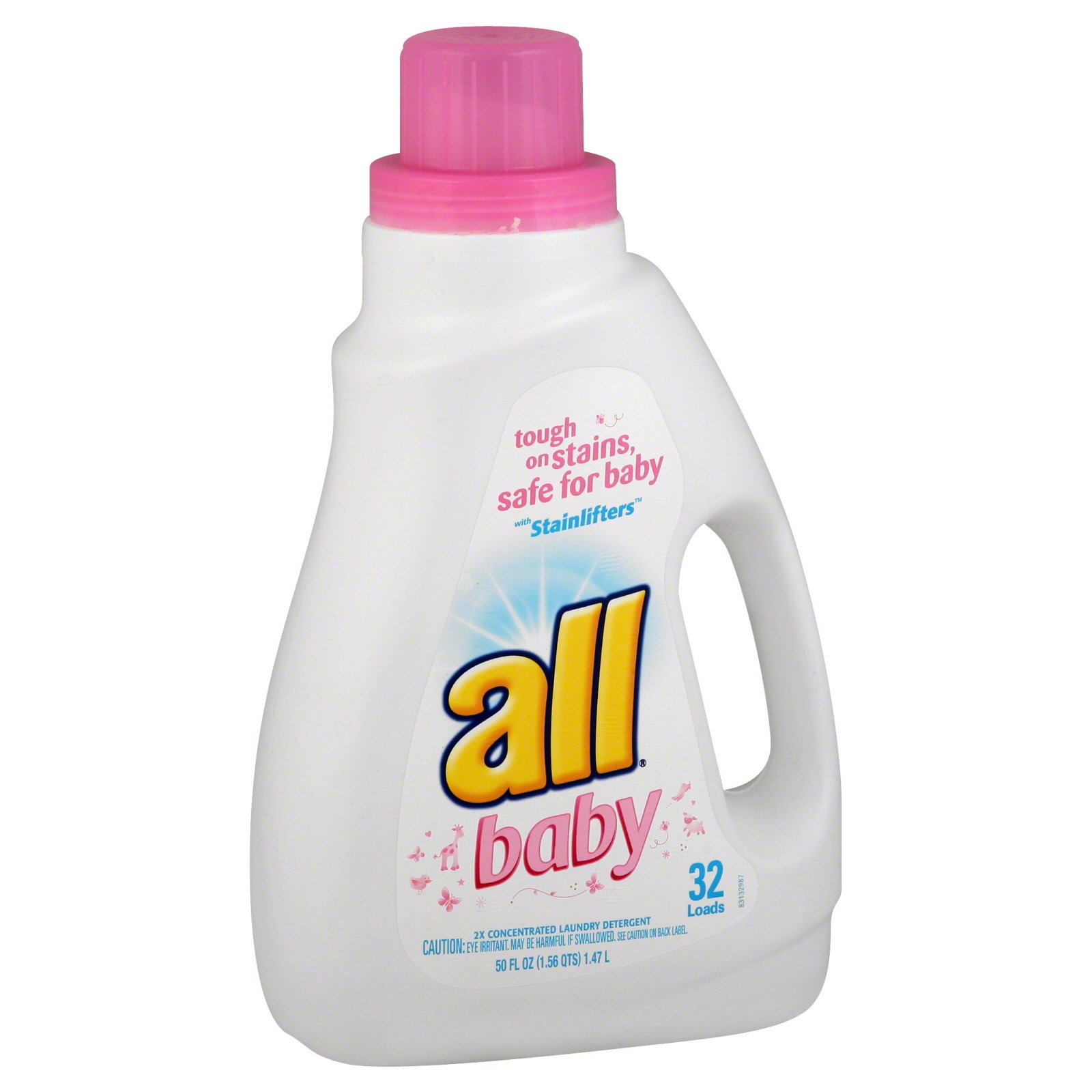 All Baby Laundry Detergent, 2 X Concentrated, 50 fl oz (1 ...