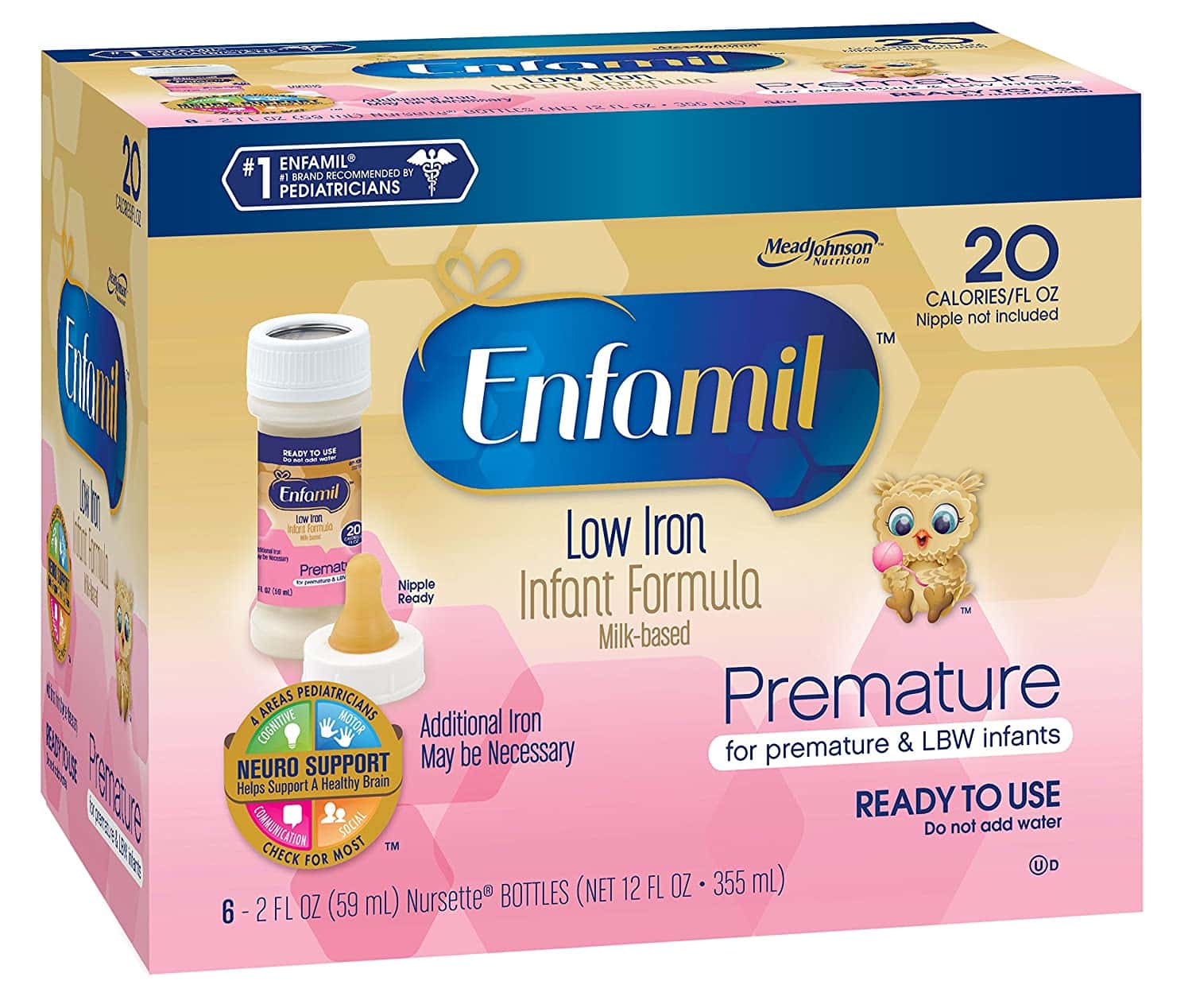 Amazon.com: Enfamil Ready to Feed Premature Newborn Baby Formula Milk ...