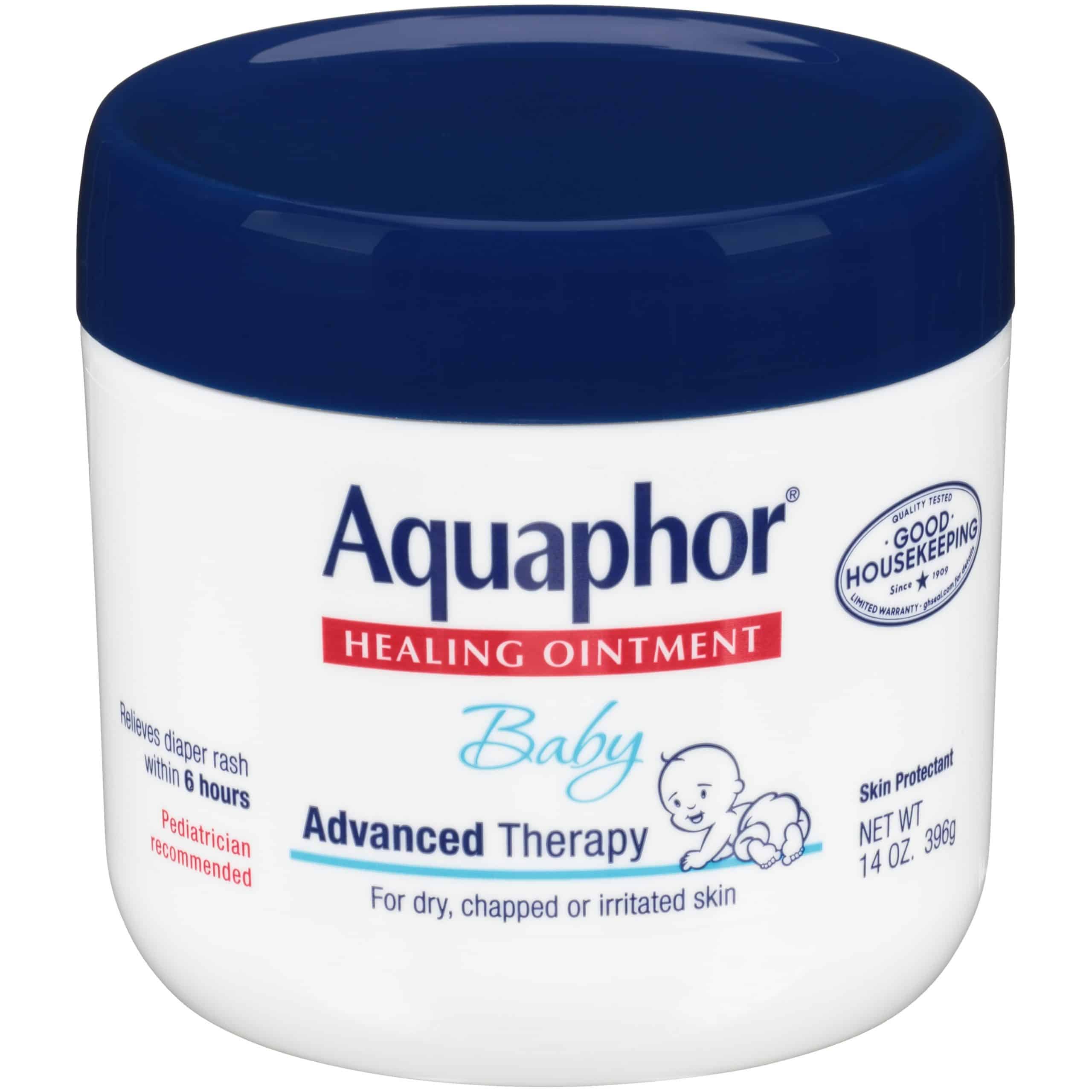 Aquaphor Baby Healing Ointment, Baby Skin Care and Diaper Rash, Large ...