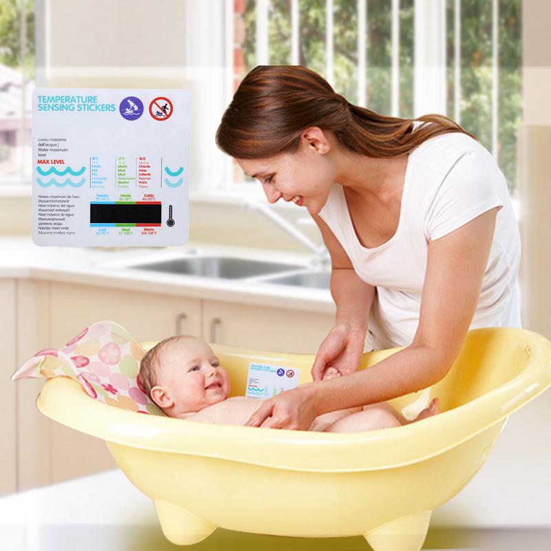 Baby Bath Water Temperature Measuring Card Bathtub Pool Cartoon ...