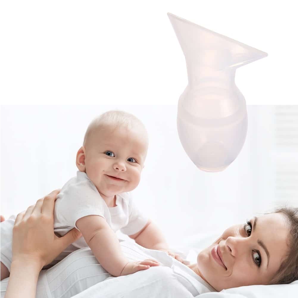 Baby Feeding Manual Breast Pump Safety Silicone Baby Breast Feeding ...