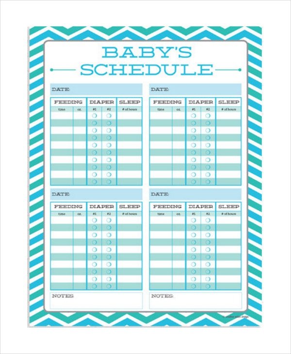 Baby Feeding Schedule