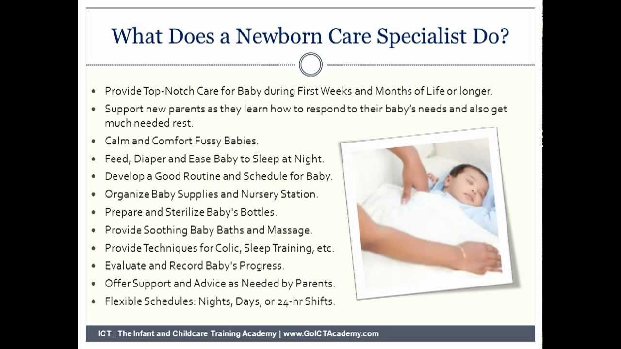 Baby Nurse Training and Certification