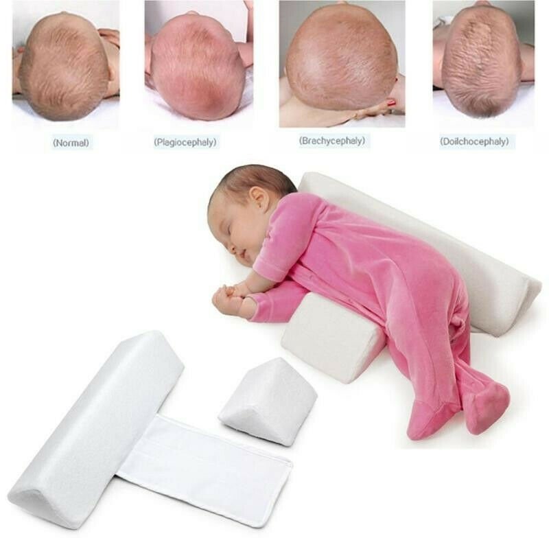 Baby Side Sleep Pillow Support Wedge Adjustable Newborn Infant Anti ...