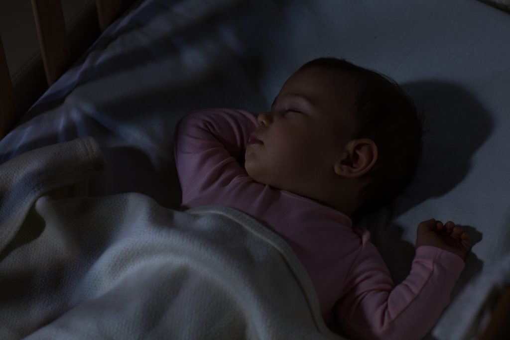 Baby Sleeping on the bed / Adorable baby sleeping at night ...