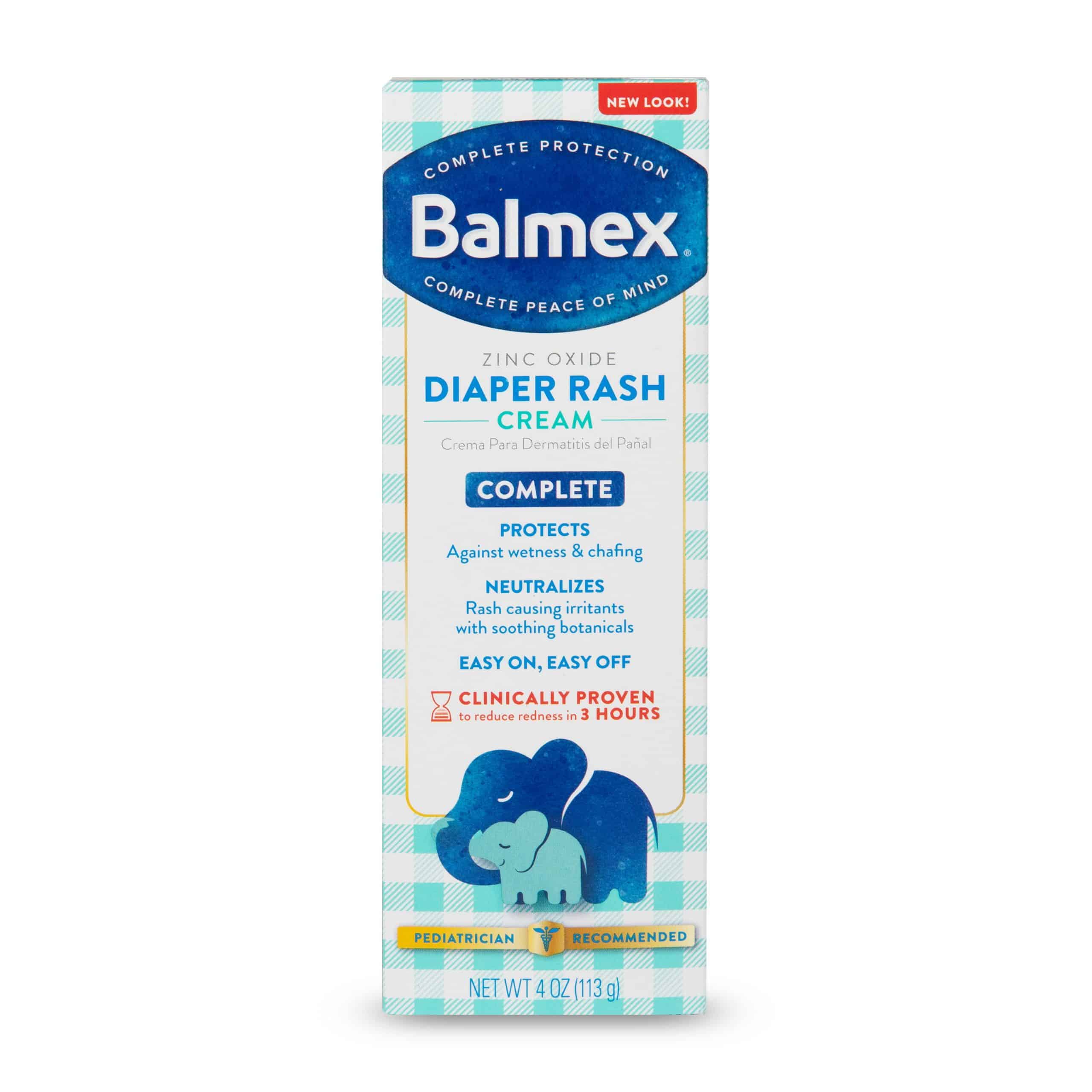 Balmex Complete Protection Baby Diaper Rash Cream, 4 oz