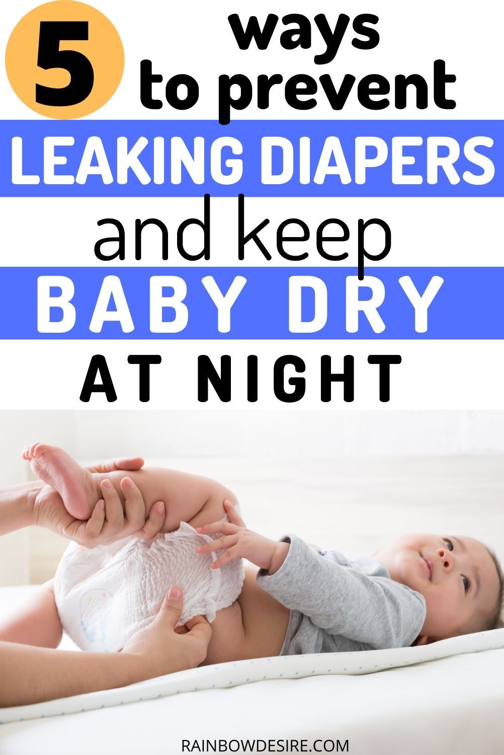 Best Tips for preventing diaper leaks at night