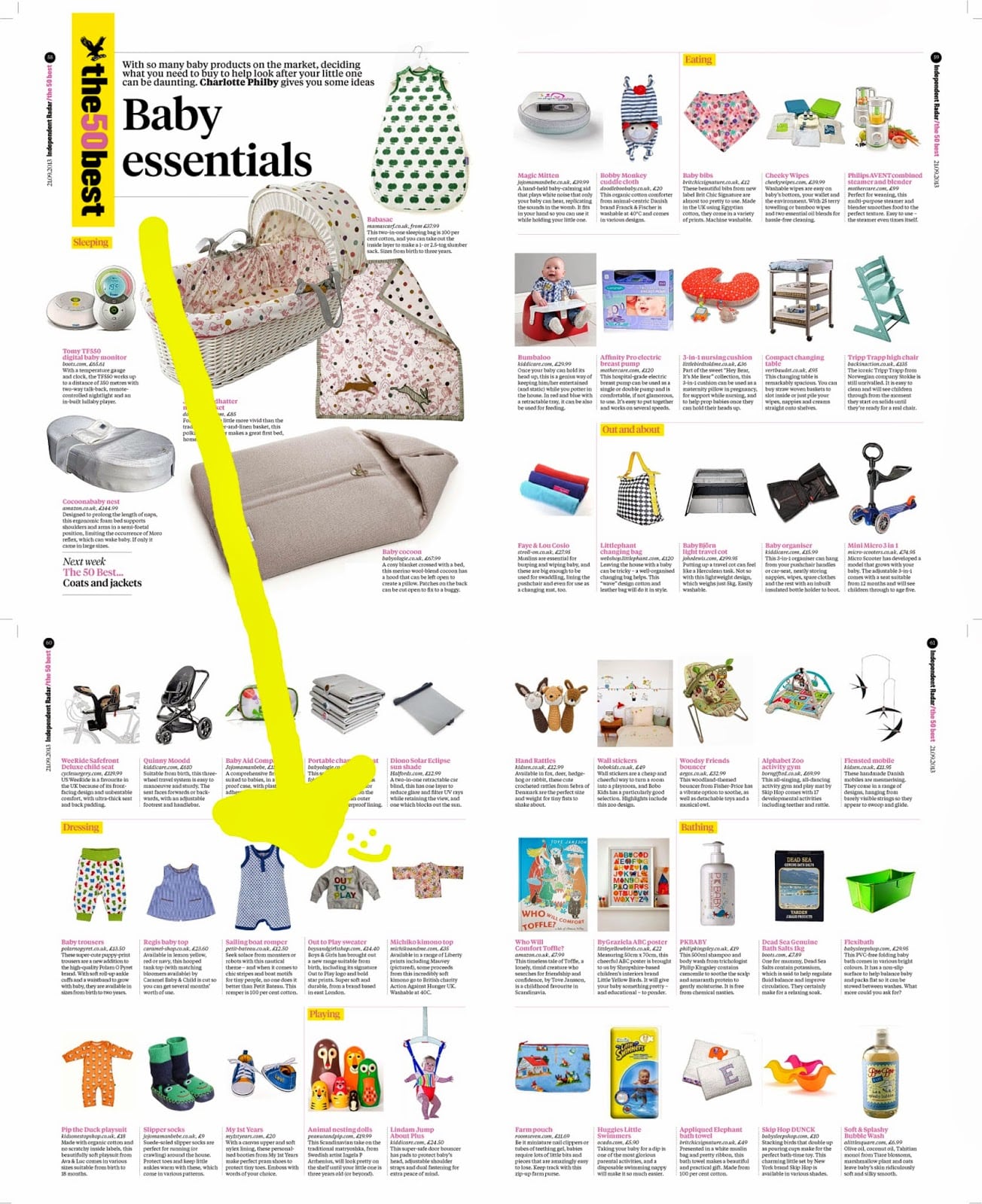 Boys &  Girls: We made The Independent Top 50 Baby Essentials List ...