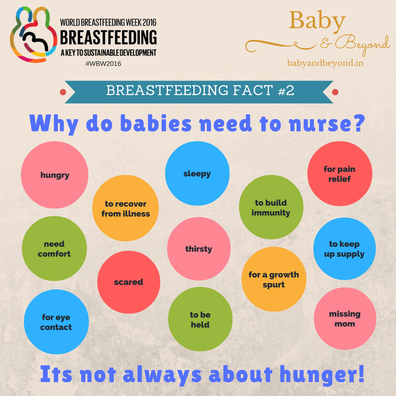 Breastfeeding Fact #2: Why do babies need to nurse?
