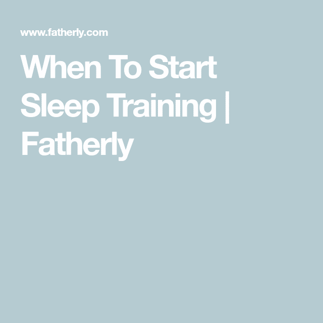 Can I Start Sleep Training Yet?