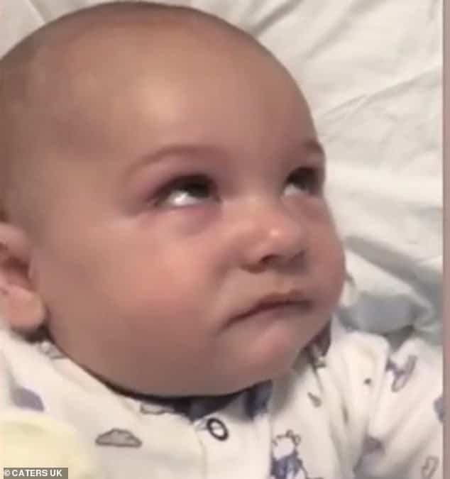 Could YOU tell this baby was having seizure? Mother records son as ...