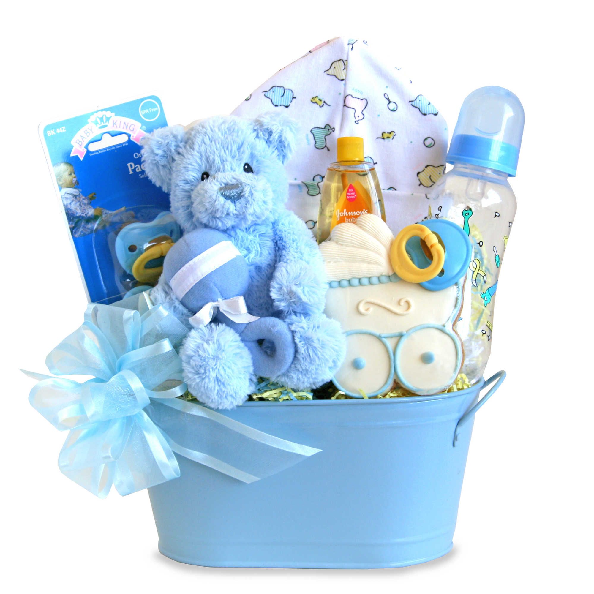 Cuddly Welcome for Baby Boy Gift Set