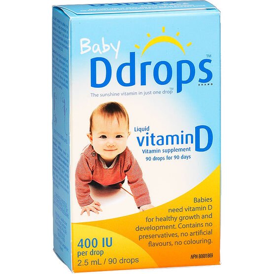 Ddrops Baby Liquid Vitamin D 400IU
