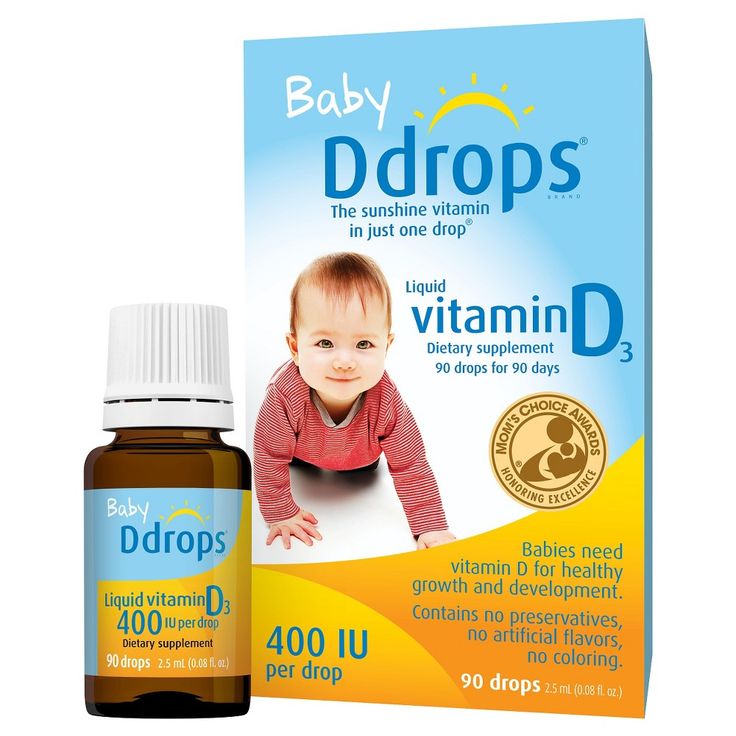 Ddrops Baby Vitamin D Liquid Drops 400 IU