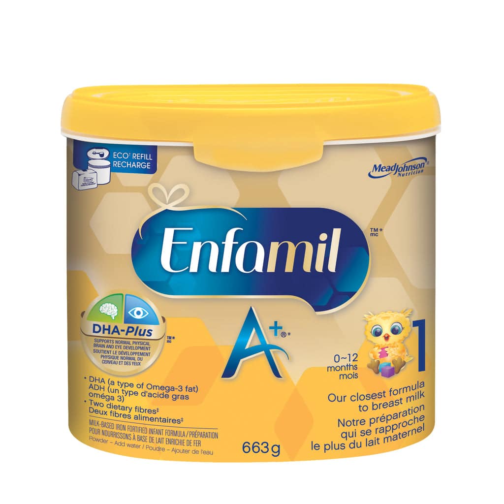 Enfamil A+Â® Infant Formula, Powder Tub, 663g