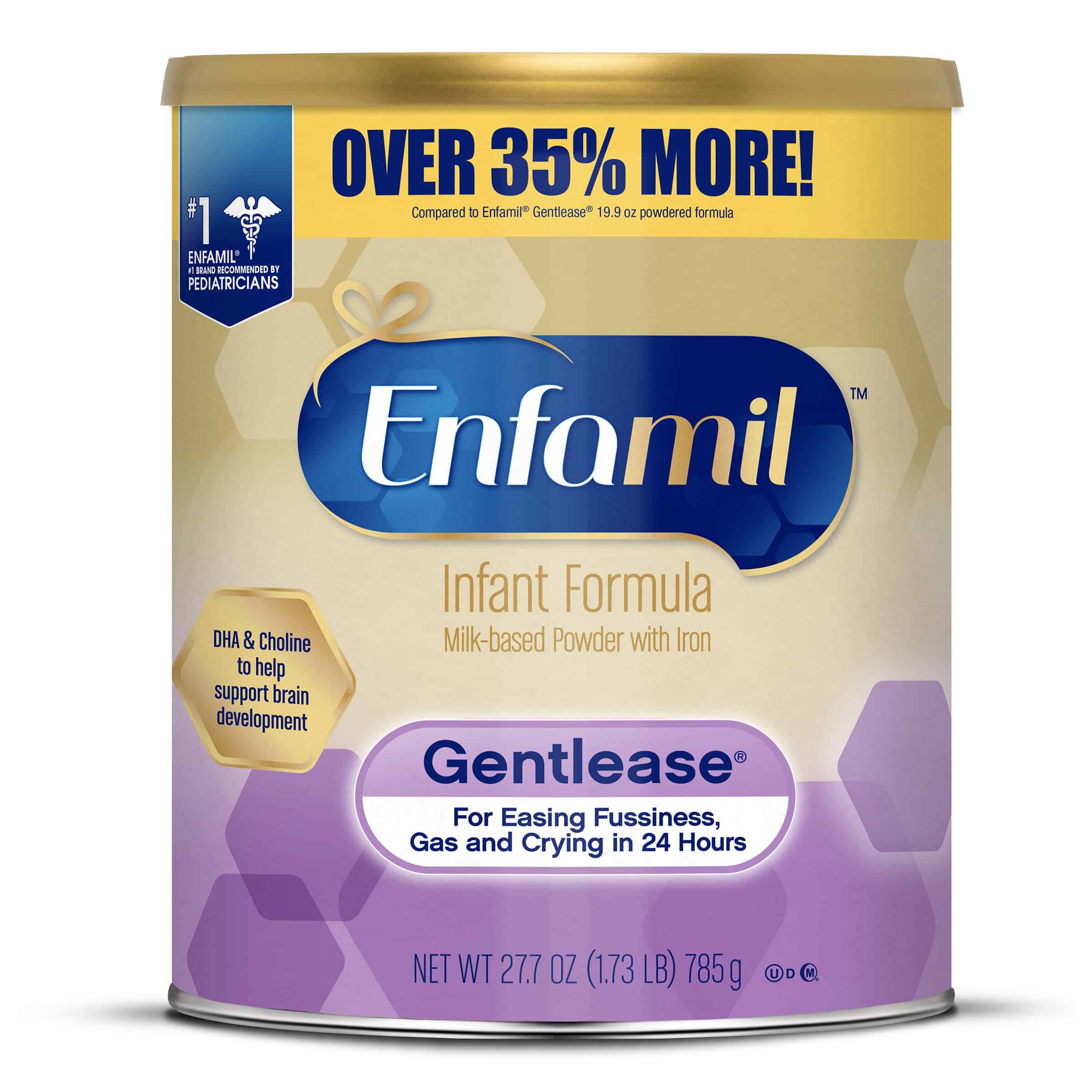 Enfamil Gentlease Baby Formula, Reduces Fussiness, Gas, Crying and Spit ...