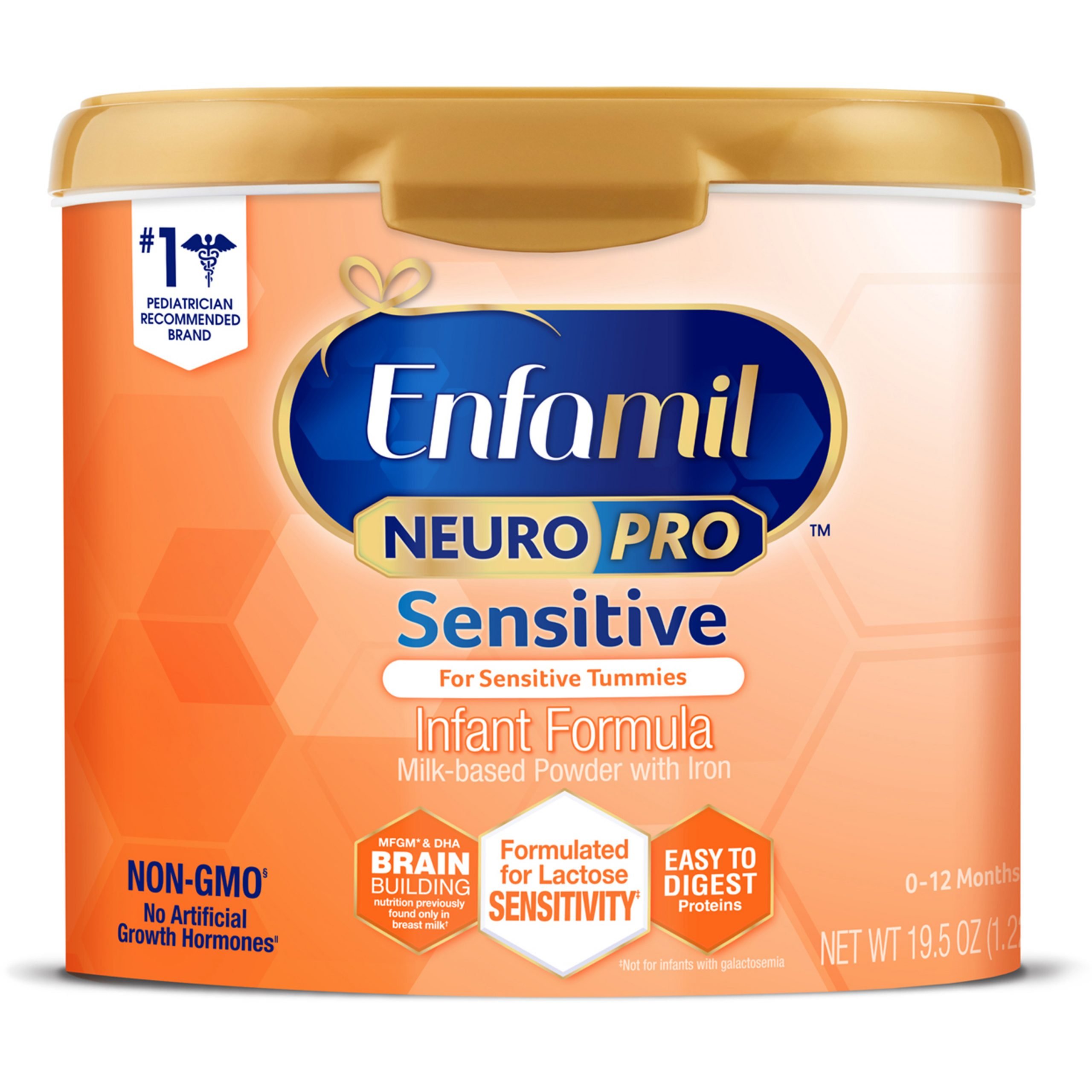 Enfamil NeuroPro Sensitive Baby Formula, Brain and Immune Support with ...