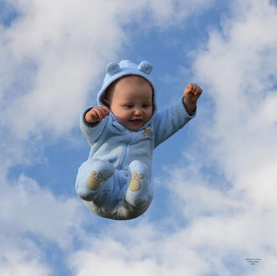 Flying Baby Photograph by Stephan Pabst