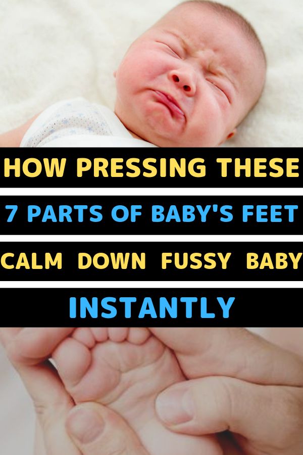 FOOT REFLEXOLOGY TO CALM DOWN A FUSSY BABY