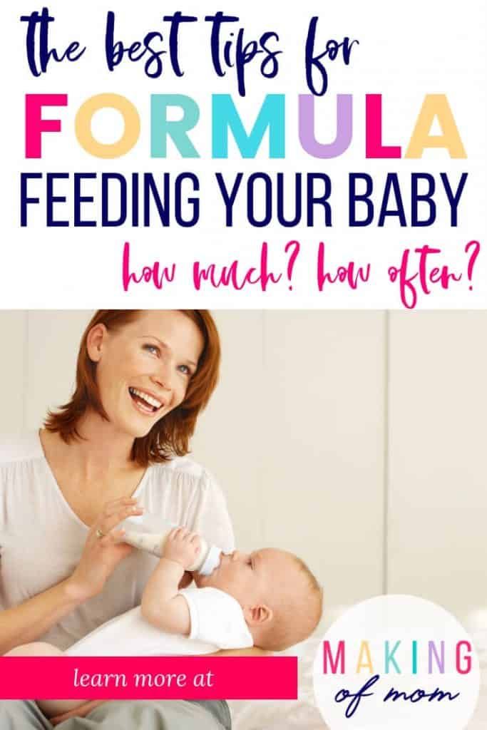 Formula Feeding Baby: How Much, How Often? in 2020 ...