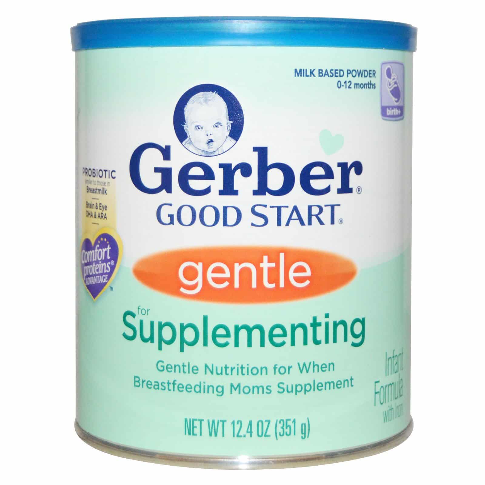 Gerber, Good Start, Infant Formula with Iron, Gentle, 12.4 oz (351 g ...