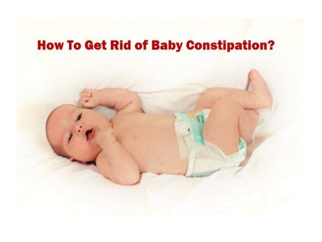 Get rid of baby constipation