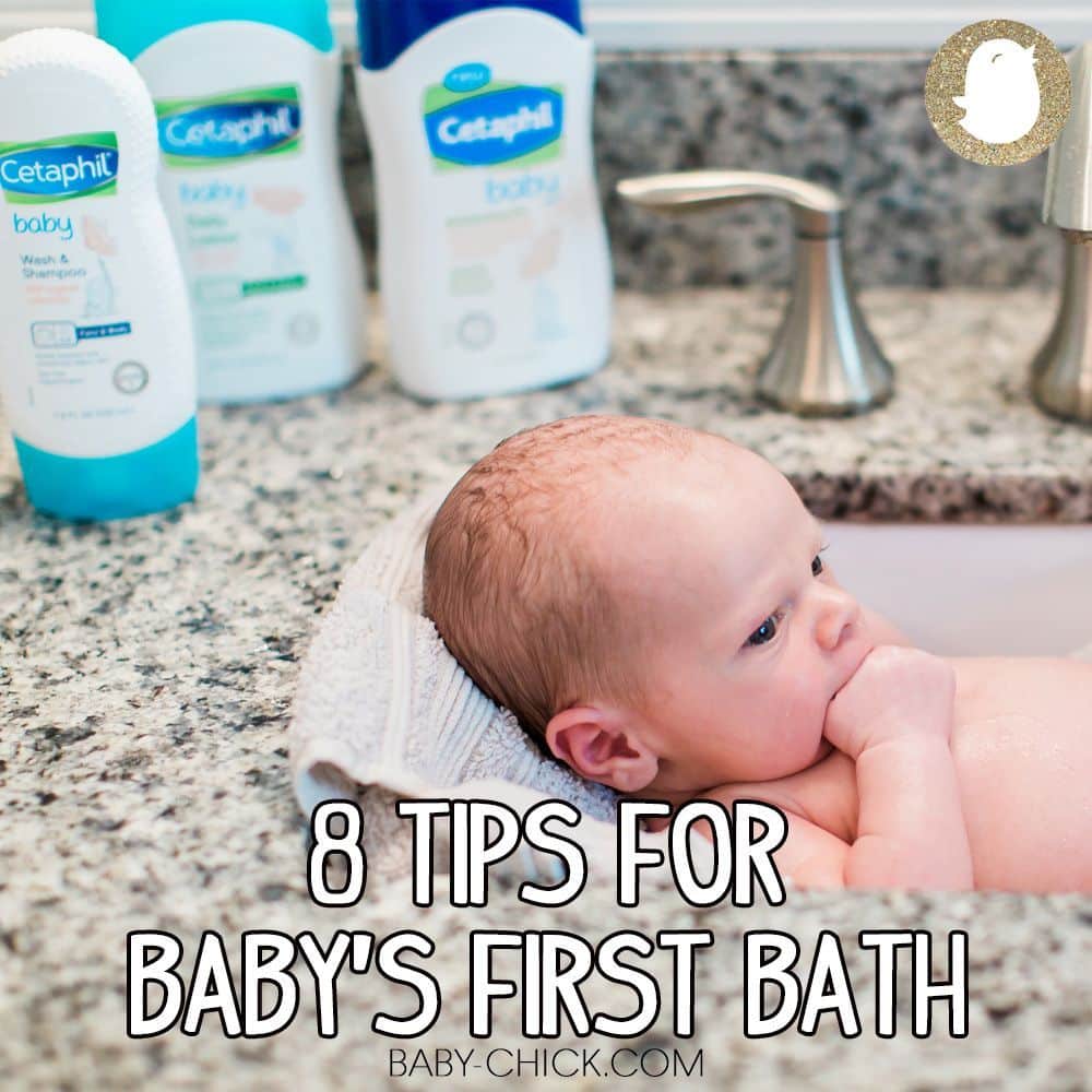 Giving your newborn baby his or her first bath can be intimidating and ...