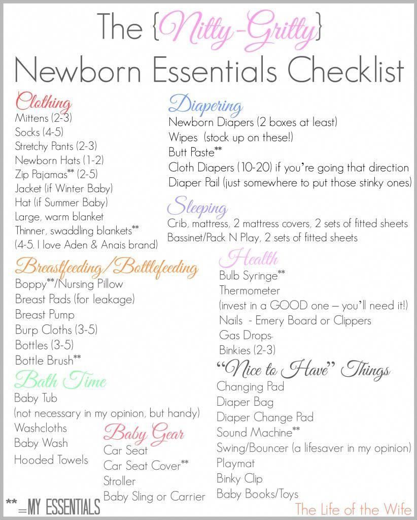 Great Mother Rules For Purchasing Newborn Baby Stuff