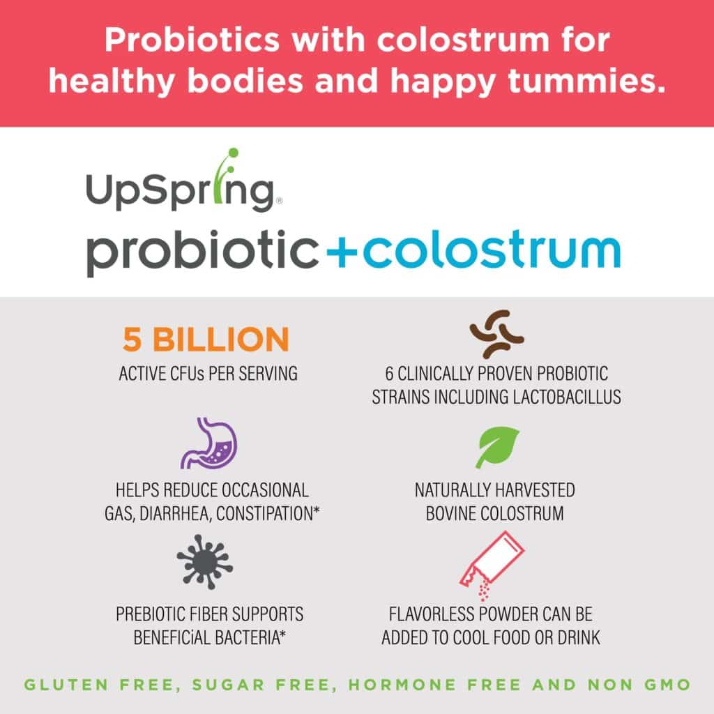 Healthy Tummy, Happy Baby! UpSpring Probiotic + Colostrum Review ...