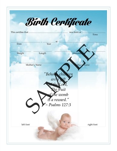 Homebirth Birth Certificate
