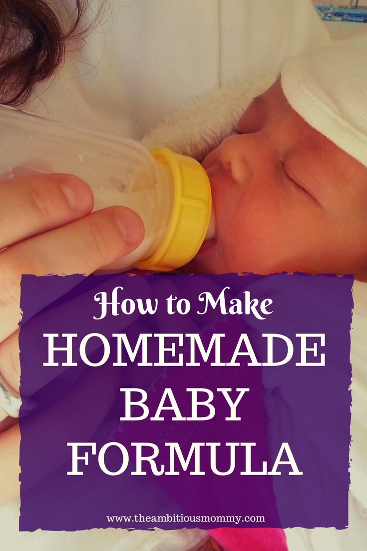 homemade baby formula recipe