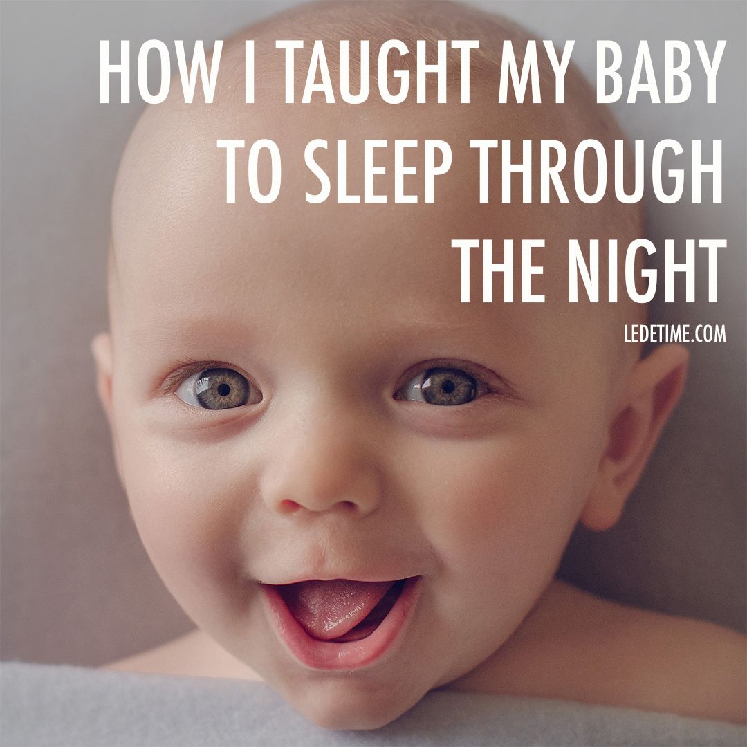 How I Taught My Baby to Sleep Through The Night (With images)