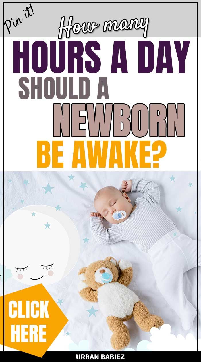 How many hours a day should a newborn sleep