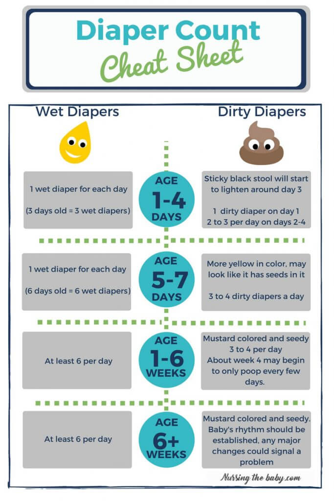 How many wet diapers should a 2 day old have ...