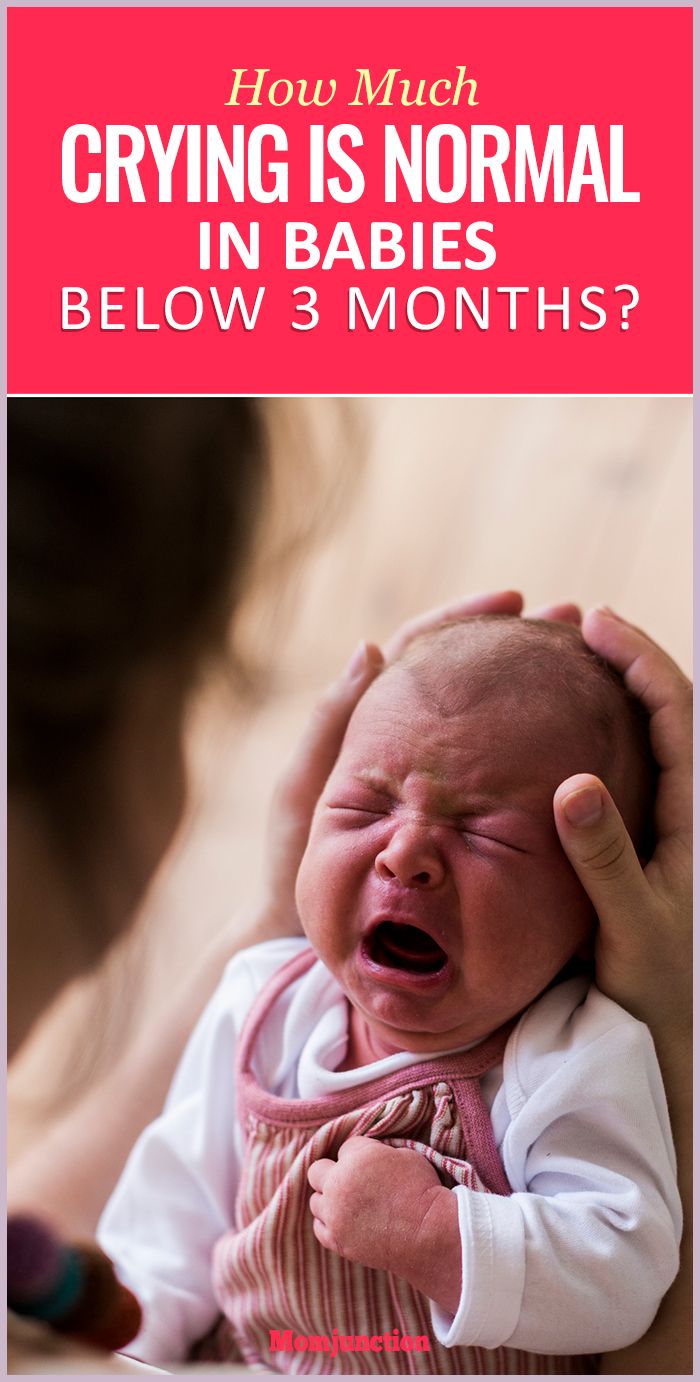 How Much Crying Is Normal For Babies Under 3 Months ...