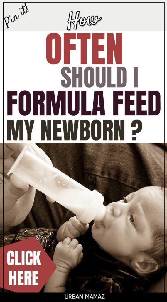 How often should I formula feed my newborn