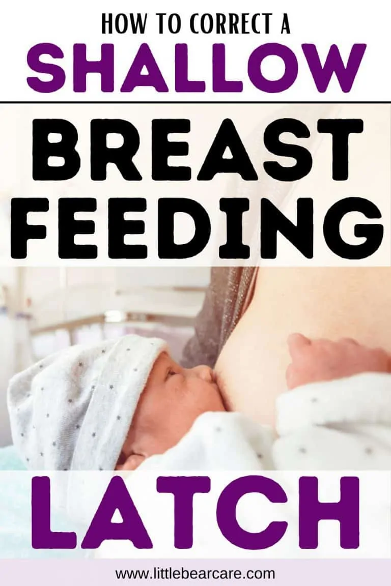 How To Correct A Shallow Latch Breastfeeding