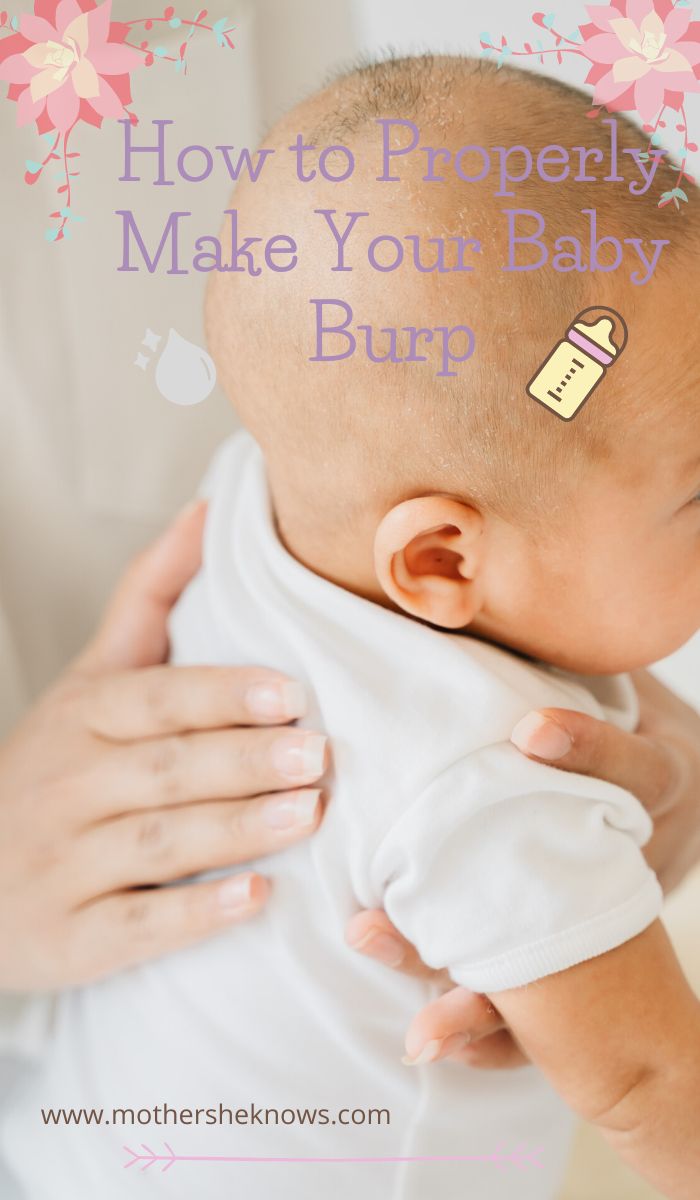 How to Properly Make a Baby Burp?