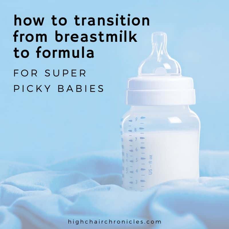How to Transition from Breast Milk to Formula