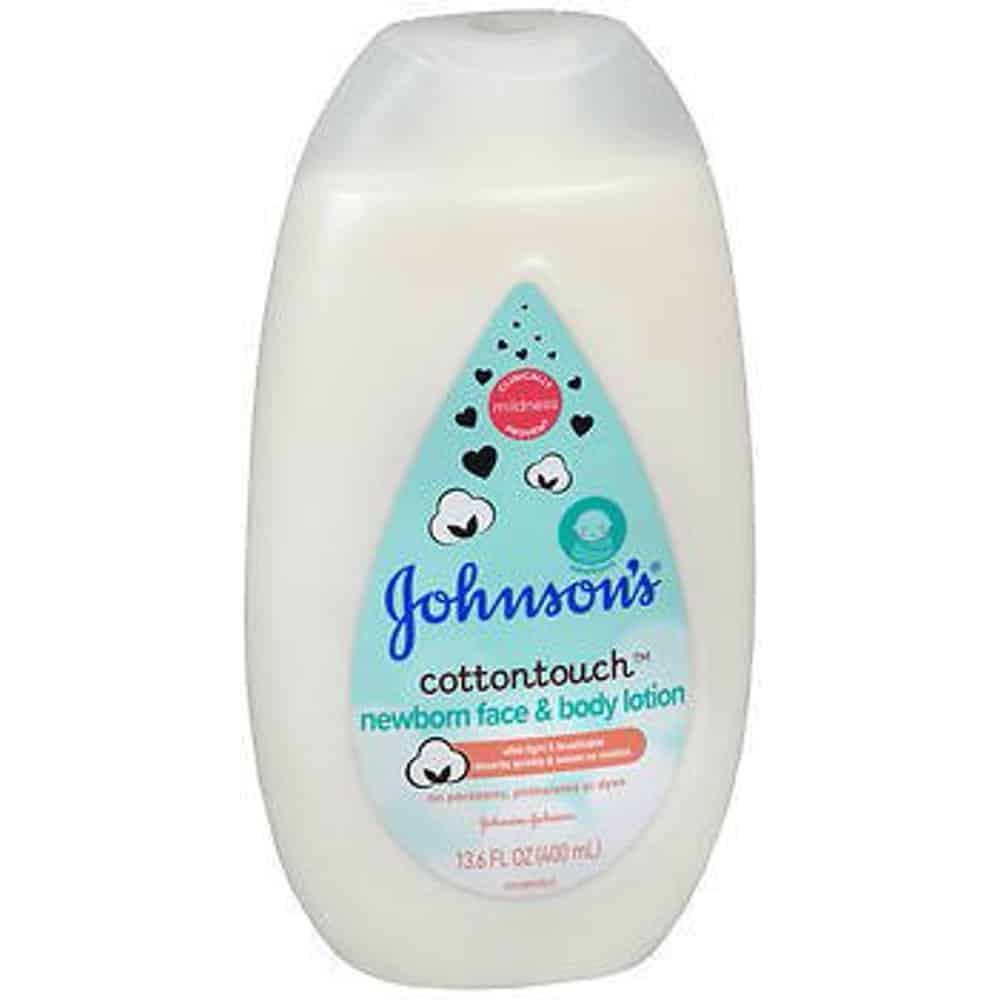 JOHNSONS Cotton Touch Newborn Baby Face &  Body Lotion (Pack of 12 ...