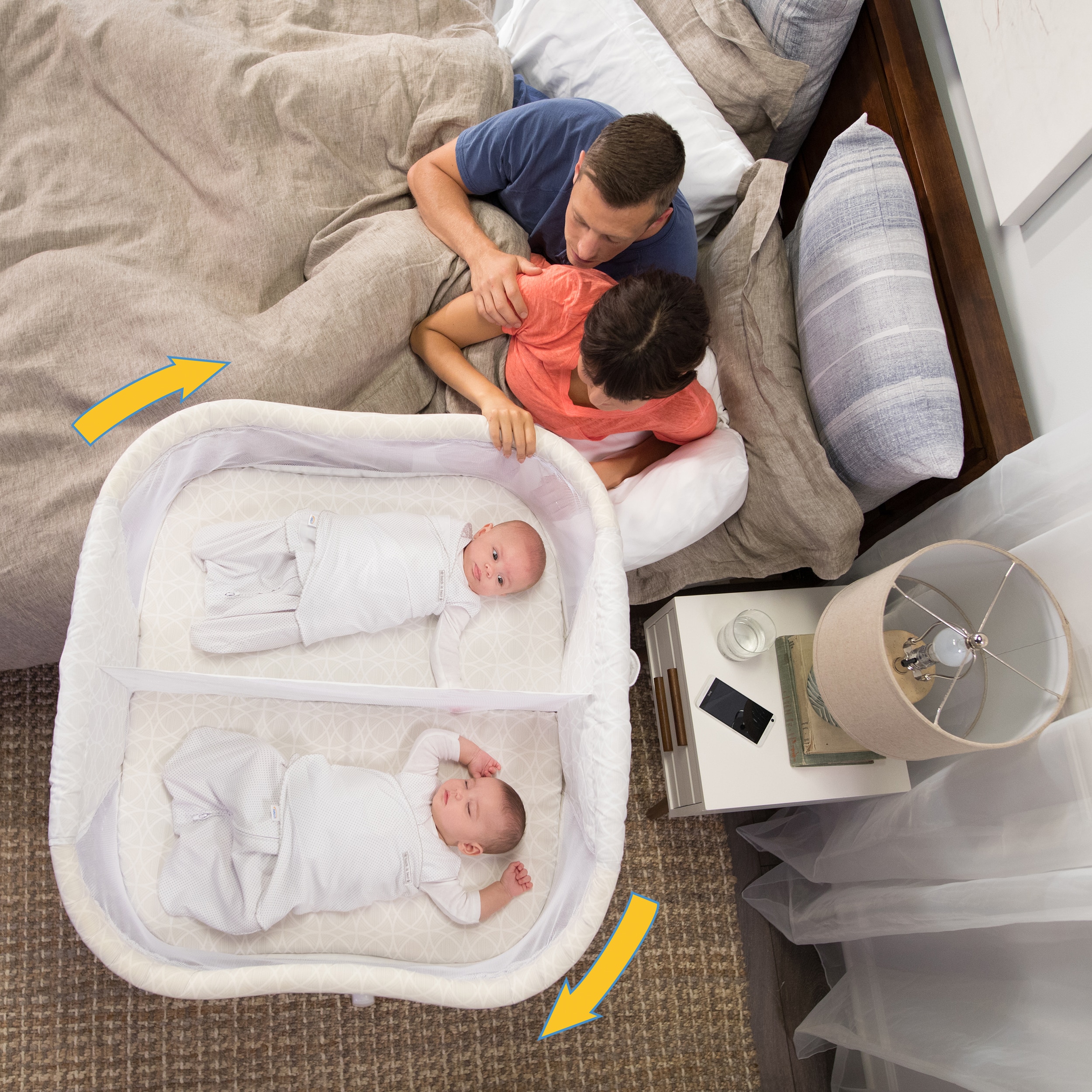 Managing Sleep with Newborn Twins