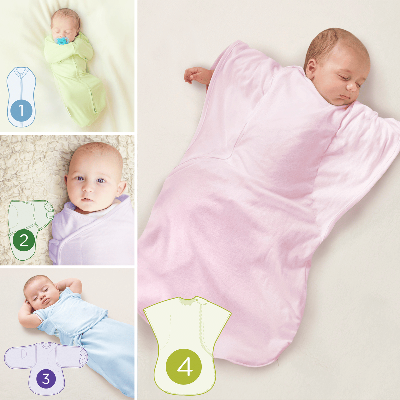 McKinney Mommas: 4 Stages of #SwaddleMe by Summer Infant + #Giveaway